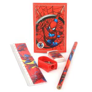 Spider Man <b>Stationery</b> <b>Set</b> 5 Pcs - Red - Product Image 1