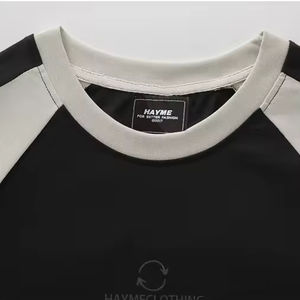 Vente en gros de t-shirt d'été imprimé avec logo pour hommes de luxe 100% coton style boxy surdimensionné décontracté motif de lettres - Product Image 3