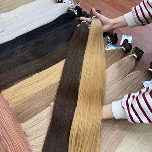 Luxe teint Remy couleur trame cheveux Extensions vietnamien cheveux humains Double dessiné Machine à coudre trame de cheveux - Product Image 5