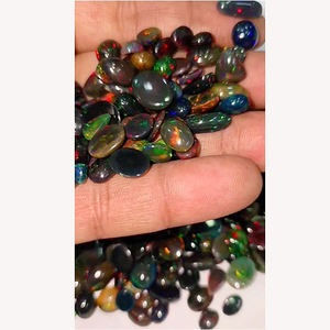 255ชิ้นโอปอลสีดำจากเอธิโอเปียธรรมชาติ8มม.-12มม. ลูกแพร์รูปไข่ทรงหลังเบี้ย335 CTS ล็อต iroc ขายอัญมณีคุณภาพสูงเรา $302สำหรับทุกคน - Product Image 2