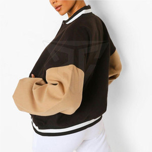 Nouvelle veste Letterman tendance pour femme, col montant, respirante, imperméable, design tricoté, personnalisable, haute qualité - Product Image 6