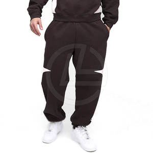 Conjunto de sudadera holgada de estilo urbano para hombre con capucha y pantalones holgados con dobladillo elástico, sudadera holgada para hombre - Product Image 2