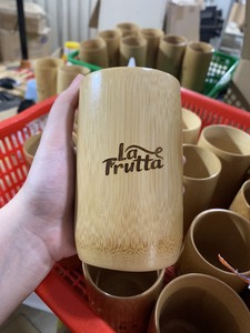 Sıcak trend 2025 bambu fincan yeniden kullanılabilir çay seti gravür lazer logolu Eco2go Vietnam tarafından Vietnam ihracatında yapılan - Product Image 3