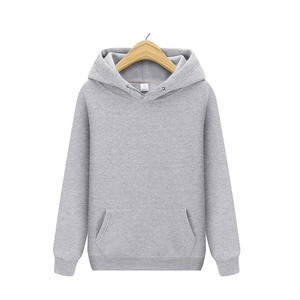 Sudadera con capucha para hombre, de manga larga, 65% algodón y 35% poliéster, color gris claro, con logotipo, a la moda, para invierno - Product Image 1