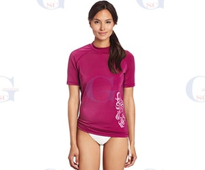 High Quality <b>Slim</b> Sport Rash Guards for Women Custom Printed O-Neck BJJ MMA Comfortable Spandex Fabric Latest Pattern Design - Product Image 3
