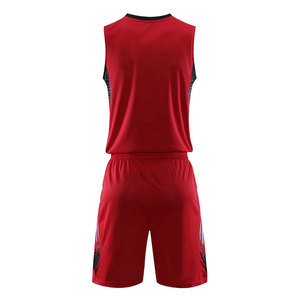 Ensemble de maillot et pantalon de basket-ball fabriqué au Pakistan avec impression par transfert thermique, 100% polyester, séchage rapide, taille élastique, couleurs personnalisées - Product Image 2