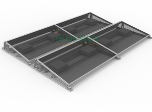 Estructura <span class=keywords><strong>de</strong></span> Montaje con Lastre para Paneles Solares en Techos Planos Orientados al Este-Oeste y al Sur, Soporte <span class=keywords><strong>de</strong></span> Montaje para Paneles Fotovoltaicos para Pedidos al por Mayor - Product Image 4