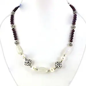 Collar de Perlas y Piedras Preciosas con Cuentas de Estilo Bohemio para Mujer, Cadena de Acero Inoxidable Dorado para Uso Diario, Idea de Regalo Religioso - Product Image 3