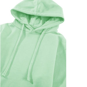 Sweat-shirt à capuche en tissu tissé pour homme, basique, d'hiver, à manches longues, avec logo sur le devant - Product Image 3