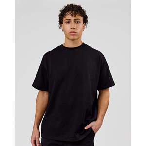 เสื้อยืดโอเวอร์ไซส์ทรงหนา Shadow Mark สีดำออนิกซ์ - Product Image 5