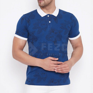 T-shirts polo de haute qualité pour hommes T-shirts manches courtes col rabattu T-shirts polo de mode décontractée - Product Image 1