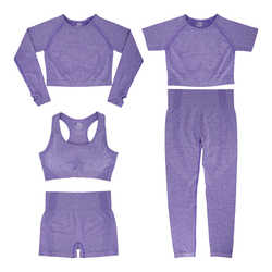 Women's Summer Highly-Elastic Sleeveless Yoga Suit High Waist Sportswear Gym Wear Fitness Sets Solid Pattern Plus Size Features
