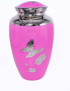 Fournisseur professionnel d'urne souvenir en aluminium en métal de la meilleure qualité Urnes funéraires/crémation applicables pour adultes au moins prix - Product Image 4