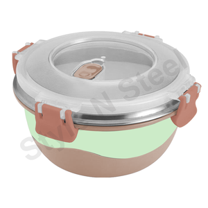 กล่องอาหารกลางวันกล่องอาหารกลางวันที่มีความทนทานชามพกพาได้และง่ายต่อการพกพาสำหรับการเดินทางมื้ออาหาร - Product Image 1