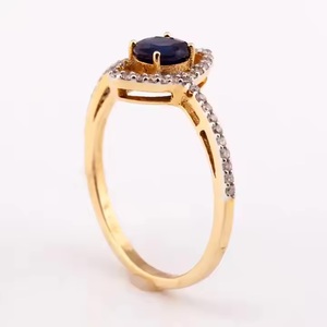 2024 bagues délicates saphir bague en diamant pour femmes fiançailles bijoux de mariage bleu argent bijoux en argent argent 925 - Product Image 3