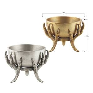 ชามผลไม้ทำจากทองเหลืองแบบโบราณหรูหราทำจากอะลูมิเนียมหล่อโลหะทนทานต่อการใช้งานยาวนานดีไซน์แบบอุ้งเท้าล่าสุด - Product Image 2