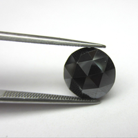 Diamants ronds noirs naturels à 100% en vrac à prix plus bas à vendre Pour la fabrication de bijoux fins