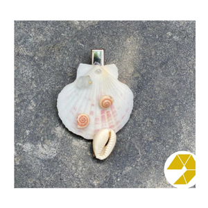 Natural Seashells <b>Hair</b> <b>Clip</b> Stylish Handmade Shell Accessory Designed By Vietnam Supplier - Product Image 5