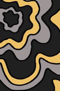 Tapis turc en éponge shaggy Adiva, tissé jacquard, fabriqué à la machine, à poils plats, réversible, rembourré, lavable, antidérapant, avec support en jute - Product Image 2