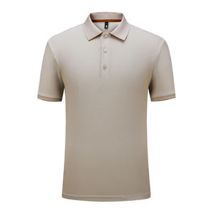 Chemises polo à manches courtes vierges en gros, chemises polo de golf personnalisées avec impression par transfert thermique brodée, logo personnalisé - Product Image 1