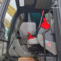 Excavatrice sur chenilles Kobelco SK350LC, 35 tonnes, grande pelle hydraulique lourde, moteur Hino J08E, excavatrice de construction japonaise d'occasion