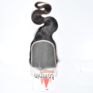 5*5 Cierre Temple sin procesar Procesamiento Ninguno Color natural vietnamita crudo Mujeres negras 100% Extensiones de cabello humano trenzado - Product Image 2