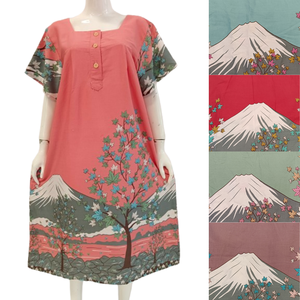 Robe d'été confortable et douce à col carré, respirante, douce et lisse par Chrysanta - Product Image 1