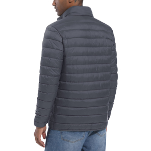 Chaqueta de plumón de lona ligera de invierno para hombre, abrigos térmicos impermeables a prueba de viento, chaqueta acolchada teñida lisa de estilo informal XS - Product Image 3
