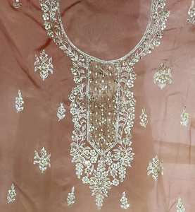 Salwar Kameez Moderno de Diseño, Sin Coser, Bordado a Mano, para Mujer, Estilo Tradicional Indio, Alta Calidad, Protección Solar, para Fiestas - Product Image 1