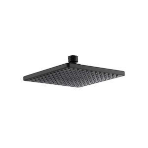 12'' High Pressure <strong>Shower</strong> Head, Stainless Steel Bath <strong>Shower</strong> Ultra Thin Matte Black Bathroom Round Rainfall <strong>Shower</strong> Head - Product Image 1