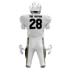 Camiseta de fútbol americano personalizada sin mangas para hombres y mujeres, pantalones cortos para practicar ropa para adultos jóvenes, jugador de sublimación XXL - Product Image 1