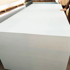 Custom White PVC WPC Foam Board <b>Sheet</b> 8mm Thickness 0.6 G/cm3 Density for Kitchen Decoration & Bedroom Furniture HS Code 392112 - Product Image 1