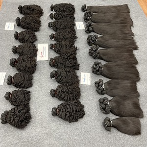 MEILLEUR VENDEUR Steam big fuzz extension de cheveux humains bouclés couleur noire naturelle cheveux prêts à expédier - Product Image 5