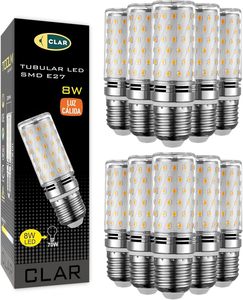 Clar-e27 dẫn Ngô bóng đèn 8 Wát, lớn vít cơ sở, tiết kiệm năng lượng đèn cho chiếu sáng trong nhà - Product Image 1