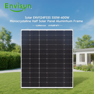 แผงโซลาร์เซลล์แบบโมโนคริสตัลไลน์ครึ่งเซลล์ Envisun Solar ENVI124P335 550W-600W โครงอะลูมิเนียม - Product Image 3