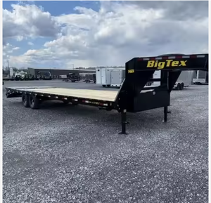 AUTOPARK Qualité Double Essieu Plate-Forme en Acier Remorque à Benne Basculante Lumières LED Camion Remorque Utilitaire pour le Transport - Product Image 2