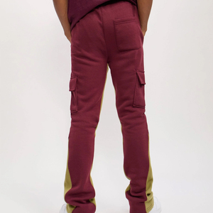 Pantalones de chándal personalizados de alta calidad, pantalones de chándal de algodón de peso pesado acampanados, pantalones y pantalones para hombre - Product Image 5