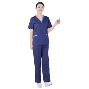 2025 alta calidad de moda antiarrugas Doctor Scrub enfermera traje Pantalones rectos Scrubs Hospital uniforme de enfermería al por mayor - Product Image 3