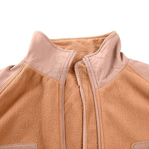 Top Selling High Quality Eco-Friendly Breathable <b>Sherpa</b> Jacket Winter Stand Collar Front Men Made Pakistan Customizable - Product Image 6