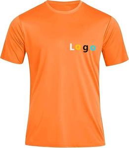 T-shirts Homme 100% Polyester Coupe Slim Manches Courtes Anti-Boulochage Personnalisables OEM Haute Qualité pour Vente en Gros Promotionnelle - Product Image 6