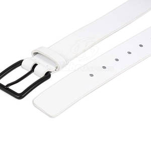 Ceinture en cuir de peau de vache décontractée personnalisable pour hommes, fabrication professionnelle, cuir à grain supérieur durable avec épingle en acier pour boucle - Product Image 5