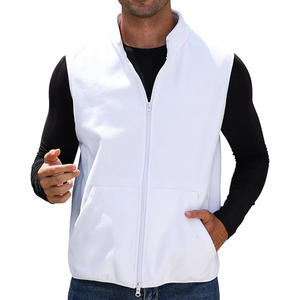 OEM gilet polaire personnalisé avec logo impression broderie chaud hiver extérieur sans manches veste mode Streetwear fournisseur - Product Image 1