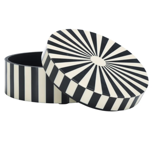 Boîte décorative en résine incrustée, style nordique moderne, pour rangement polyvalent de bagues, boucles d'oreilles, salle de bain, salon - Product Image 4