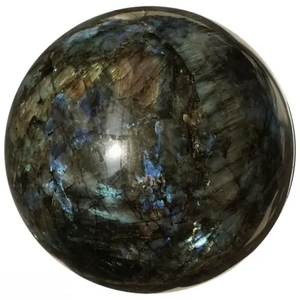 Bola de imagen de cristal de labradorita llamativa Natural de increíble calidad para Navidad, decoración del hogar, esferas de ágata de labradorita curativa - Product Image 2