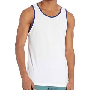 Fitness Men's Tank <b>Tops</b> Gym Wear Workout Quick Dry Breathable <b>Sleeveless</b> <b>Knitted</b> Vest Cotton Striped Men's Clothing Tank <b>Tops</b> - Product Image 2