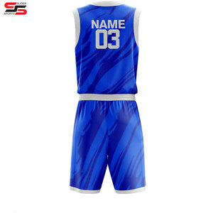 Equipo juvenil profesional Uniforme de baloncesto Tela de malla Uniforme de baloncesto para hombres Uniforme cómodo de poliéster Equipo - Product Image 2