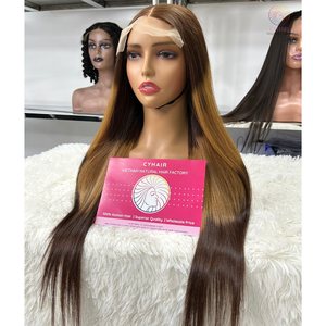 Barato vietnamita cutícula alineada virgen extensión de paquetes de cabello hueso recto Peluca de cabello humano HD Cierre de encaje peluca Frontal proveedor - Product Image 3