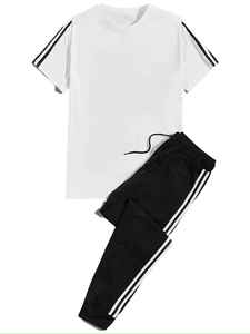 Nouveau survêtement de sport pour hommes, tendance été, respirant, 100% coton, jogging décontracté, logo personnalisé, survêtement - Product Image 5