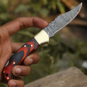 Couteau de poche pliant personnalisé en acier Damas, motif personnalisable, avec garantie de 3 ans pour le camping en plein air - Product Image 4