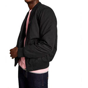 Blousons aviateur pour hommes sur mesure de haute qualité style High Street pour vêtements décontractés vente directe d'usine pour la saison d'hiver - Product Image 2